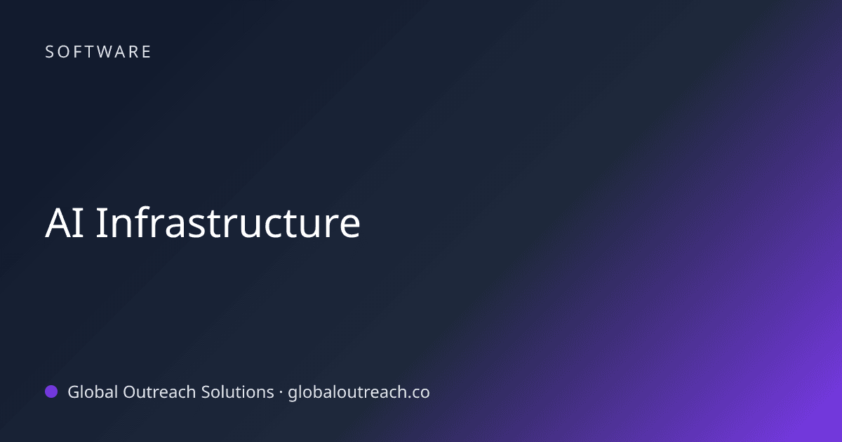 Related article cover image: "AI Infrastructure" (Software)