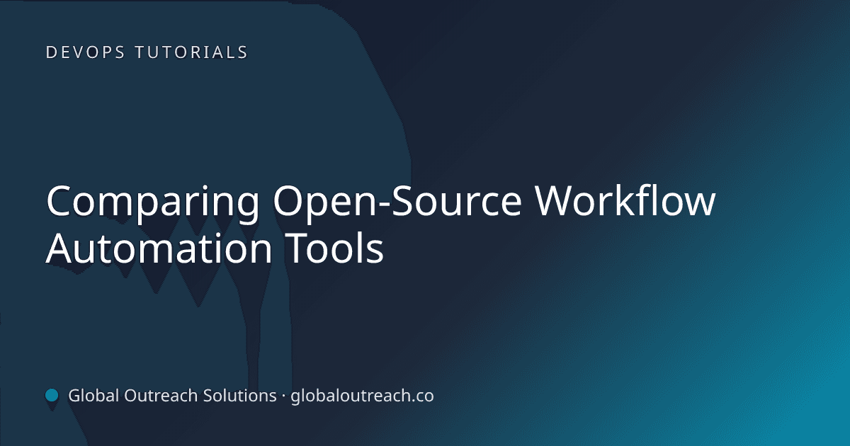 Related article cover image: "Comparing Open-Source Workflow Automation Tools" (DevOps Tutorials)