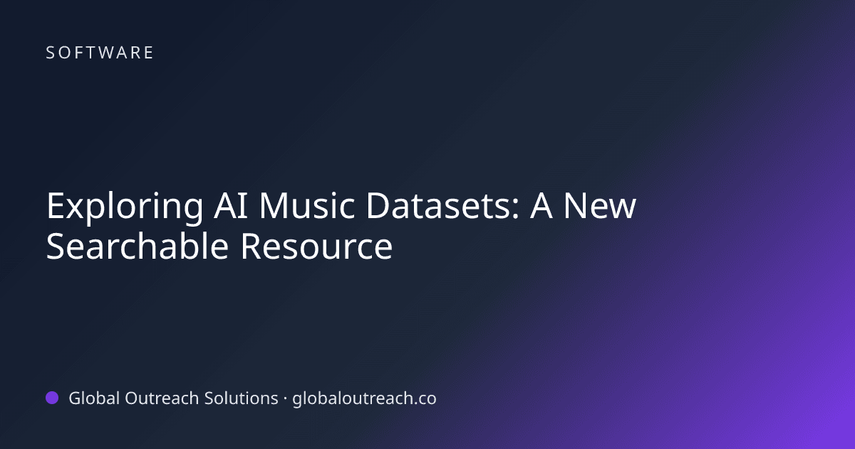 Exploring AI Music Datasets: A New Searchable Resource