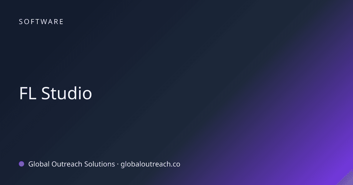Blog article cover image: "FL Studio" in Software