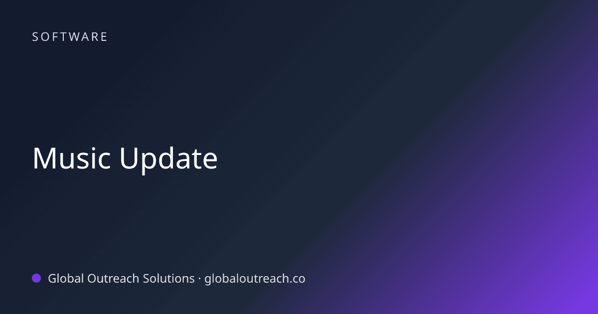 Related article cover image: "Music Update" (Software)