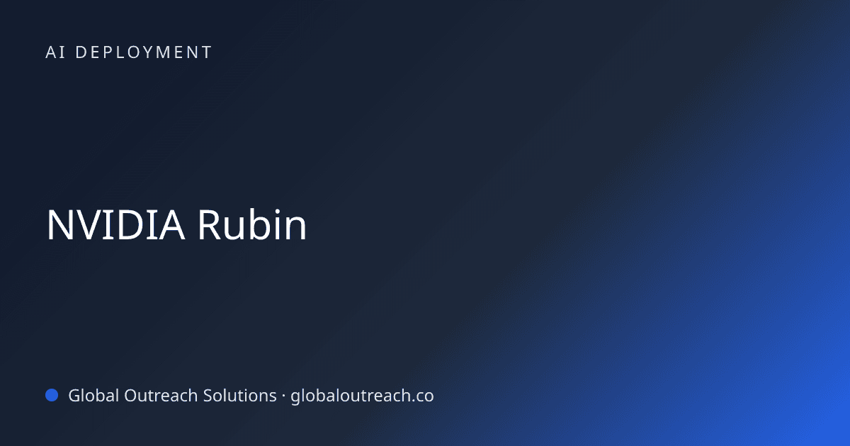 Related article cover image: "NVIDIA Rubin" (AI Deployment)