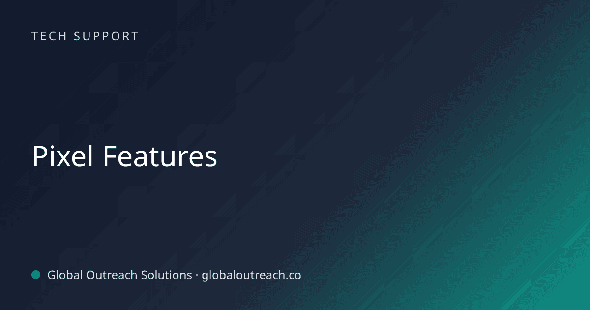 Blog article cover image: "Pixel Features" in Tech Support