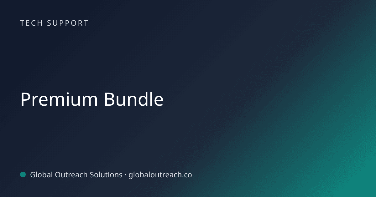 Related article cover image: "Premium Bundle" (Tech Support)