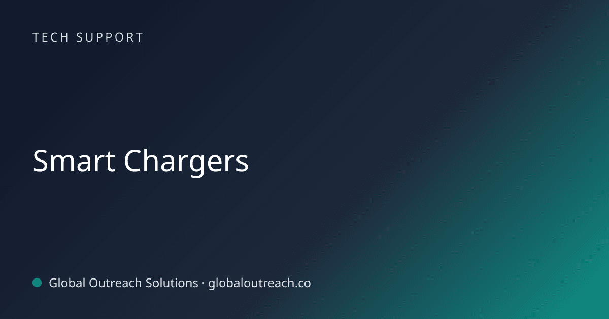 Related article cover image: "Smart Chargers" (Tech Support)