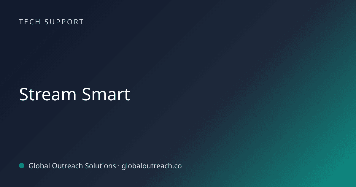 Related article cover image: "Stream Smart" (Tech Support)