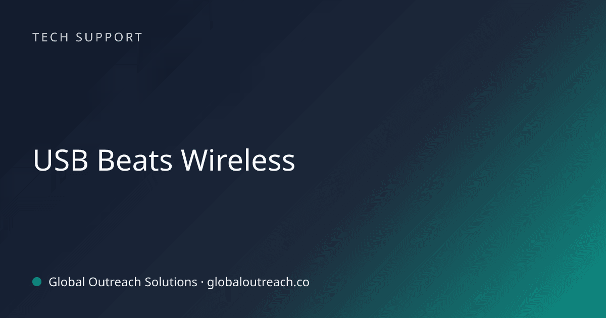 Related article cover image: "USB Beats Wireless" (Tech Support)