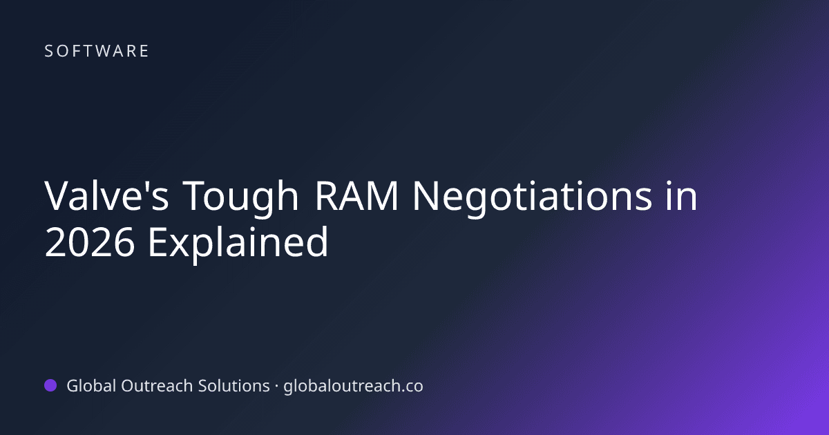 Valve's Tough RAM Negotiations in 2026 Explained