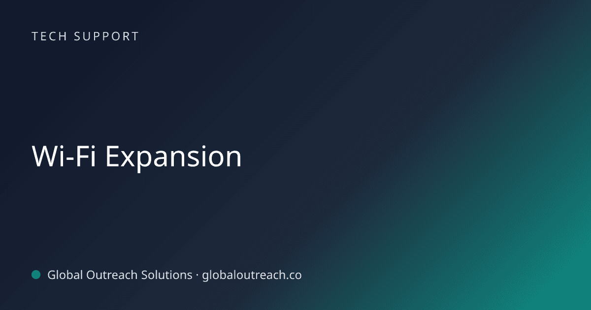 Related article cover image: "Wi-Fi Expansion" (Tech Support)