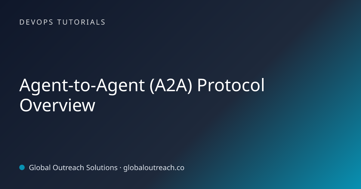 Agent-to-Agent (A2A) Protocol Overview