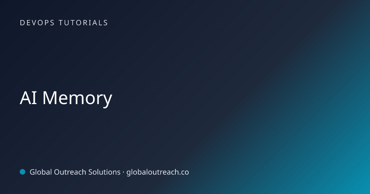 Related article cover image: "AI Memory" (DevOps Tutorials)