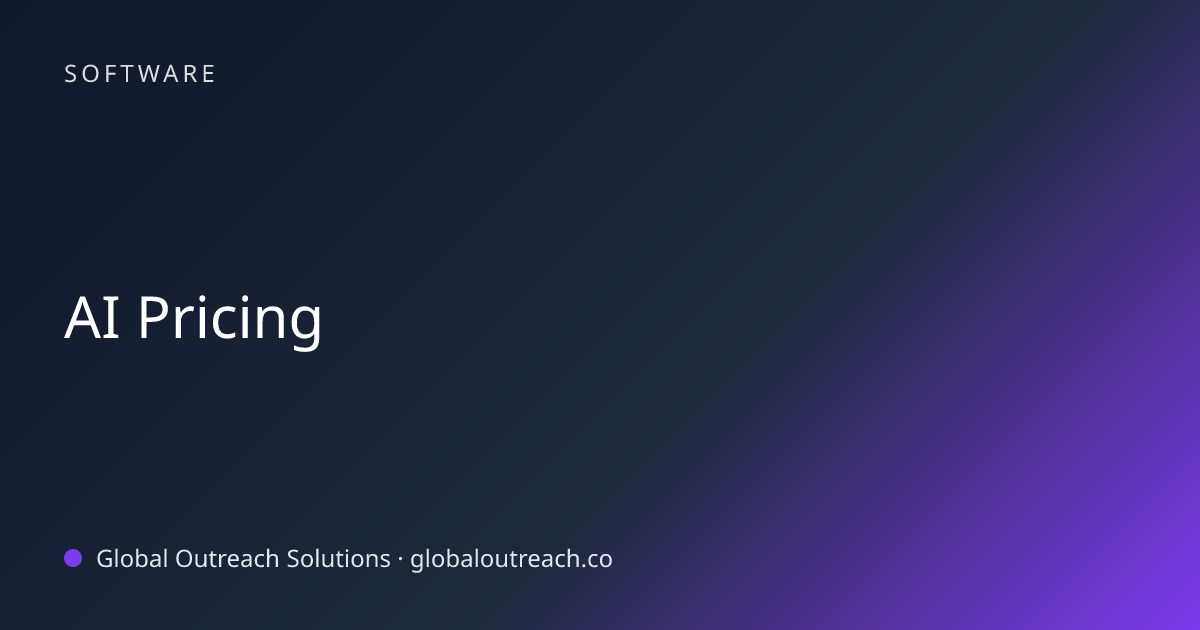 Related article cover image: "AI Pricing" (Software)