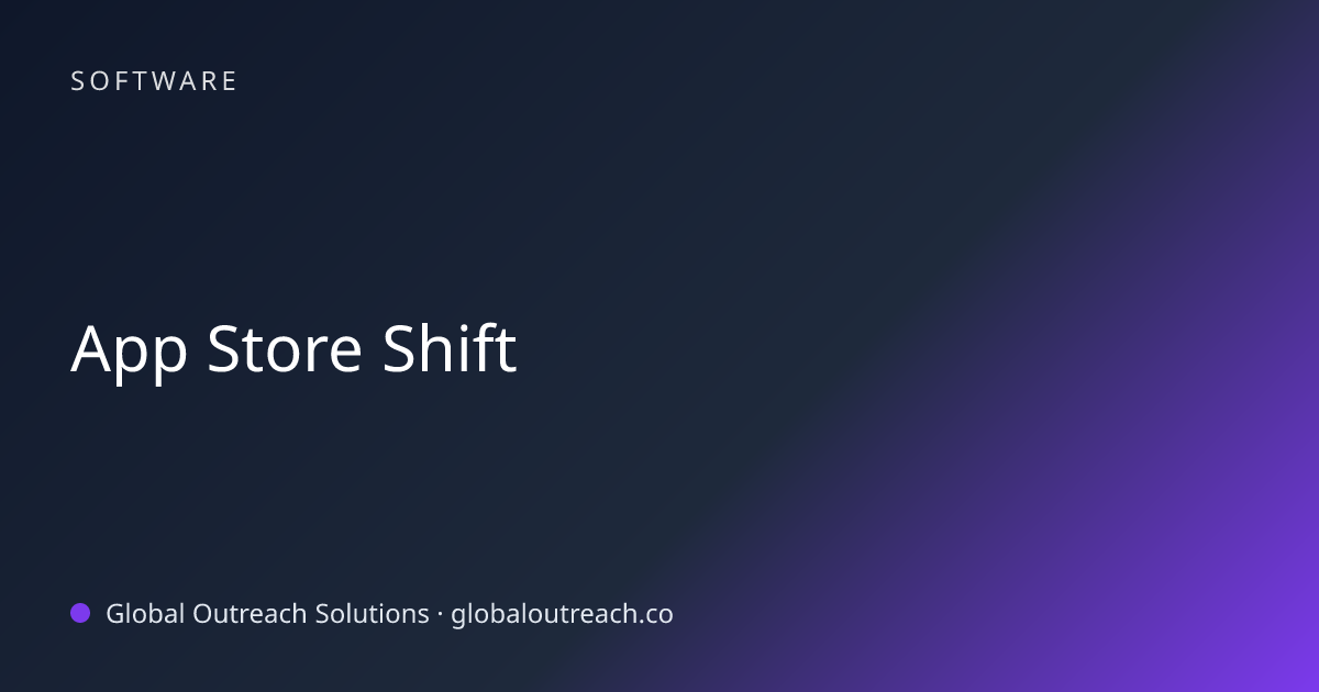 App Store Shift