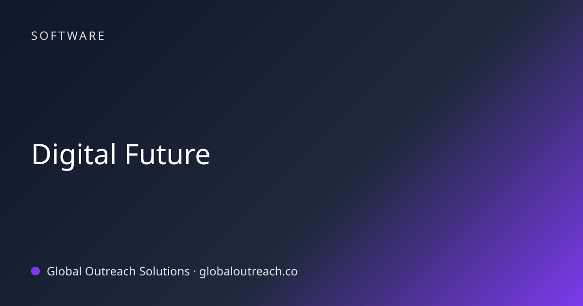 Related article cover image: "Digital Future" (Software)