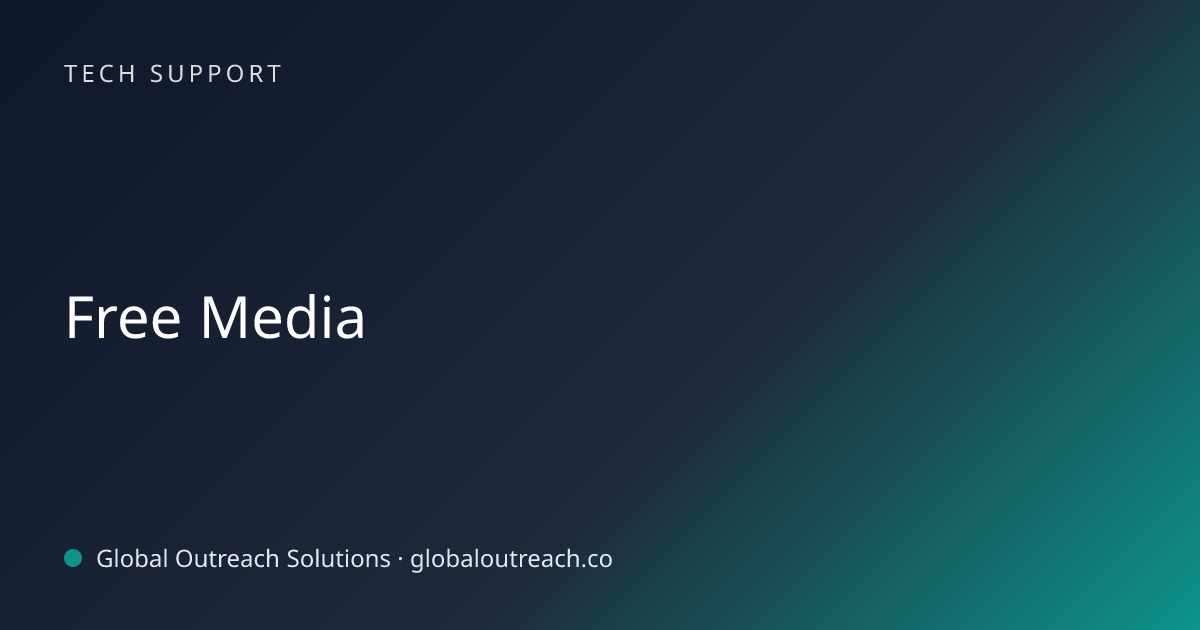Related article cover image: "Free Media" (Tech Support)