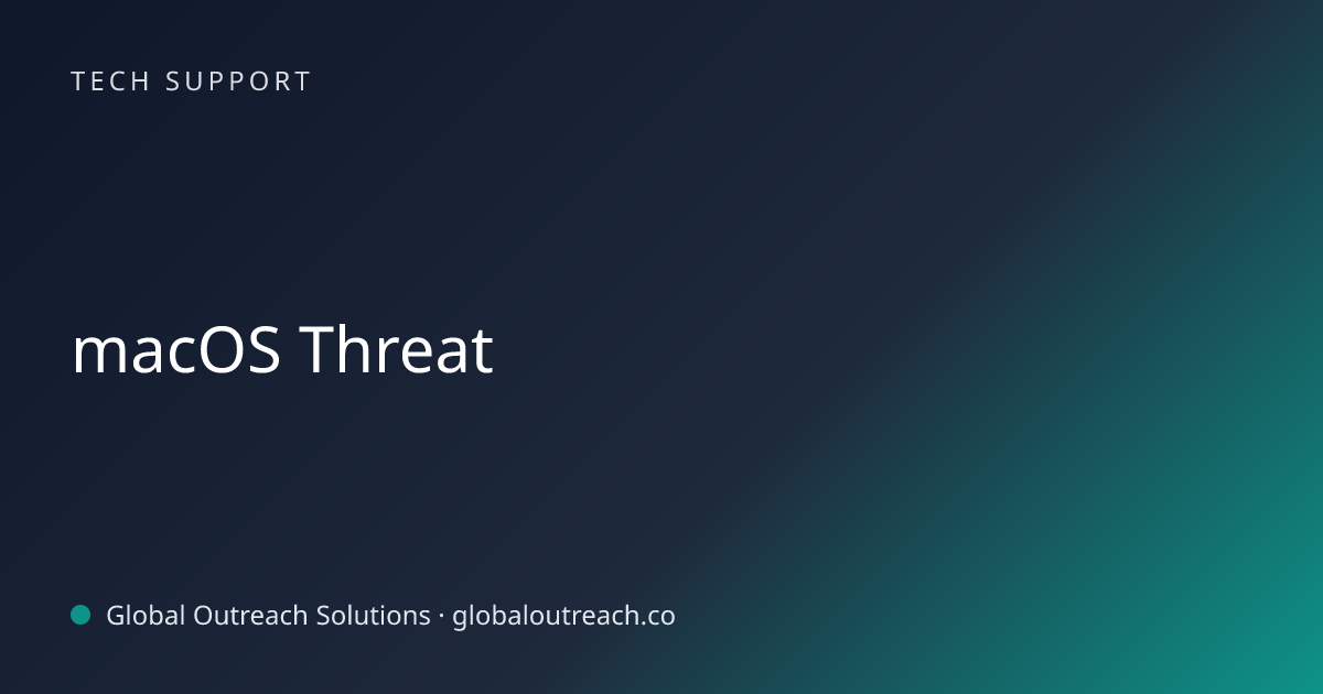 macOS Threat