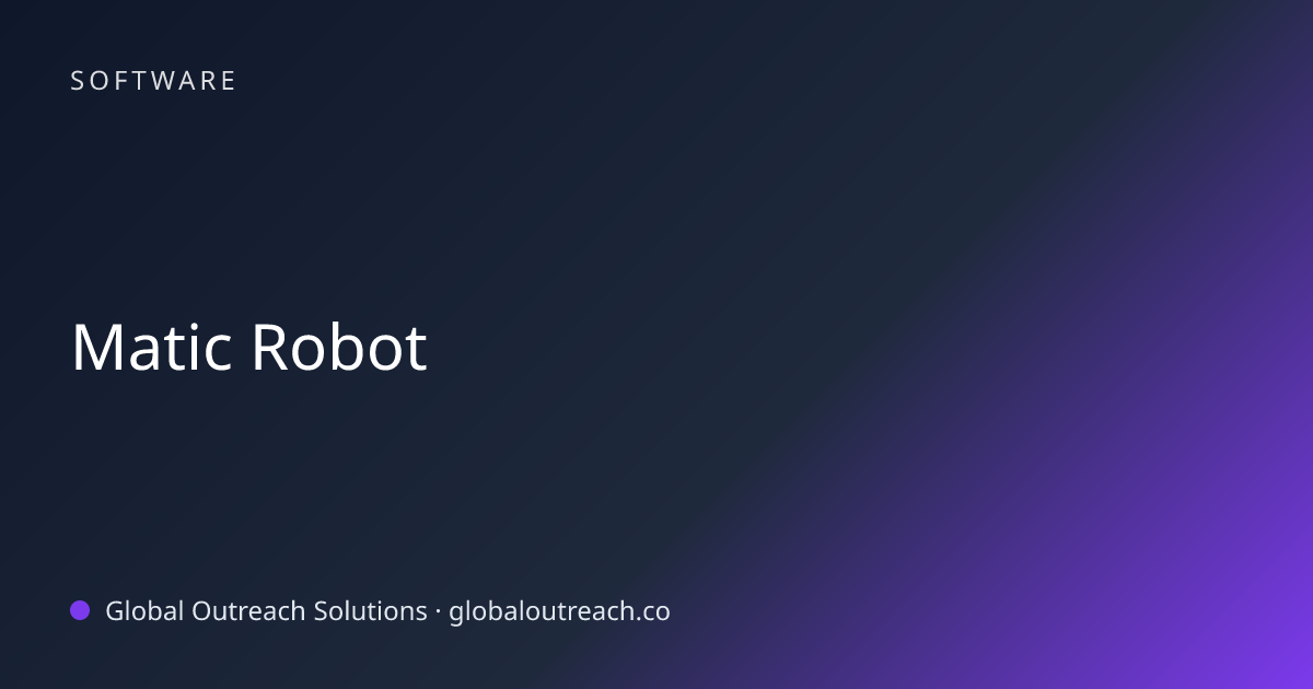 Related article cover image: "Matic Robot" (Software)