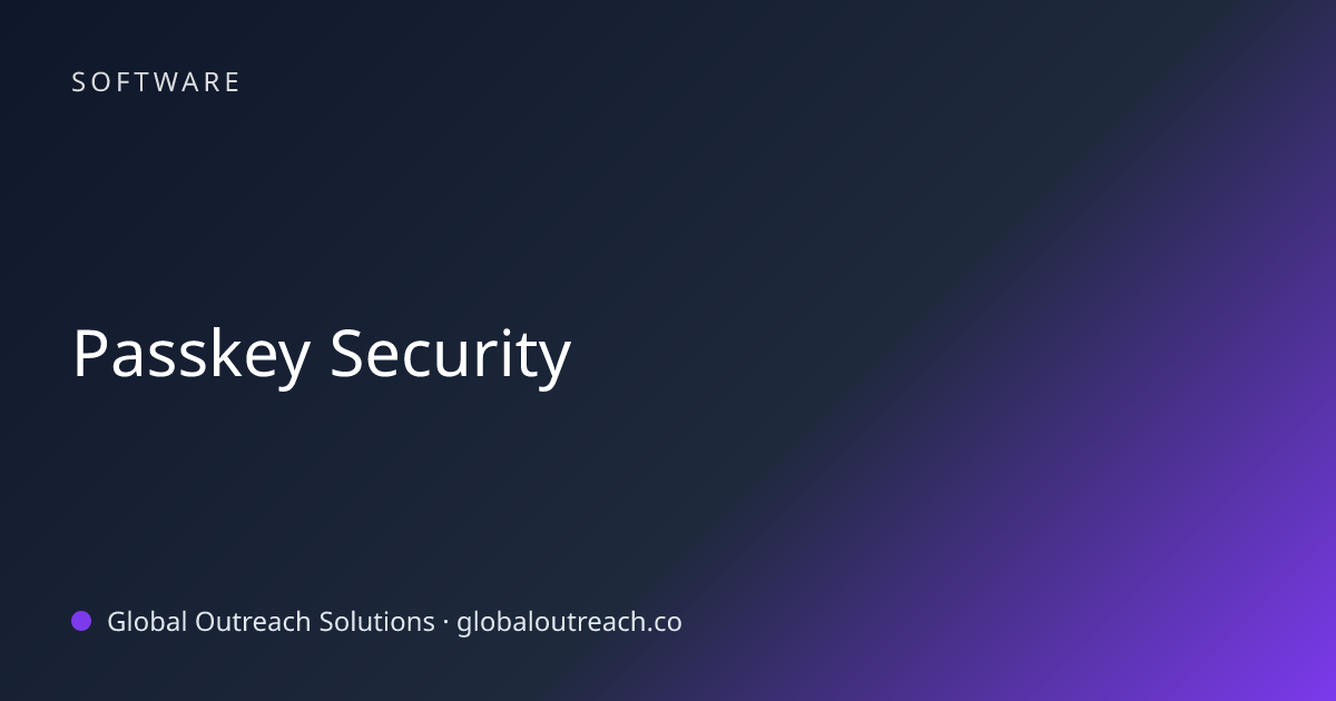 Passkey Security