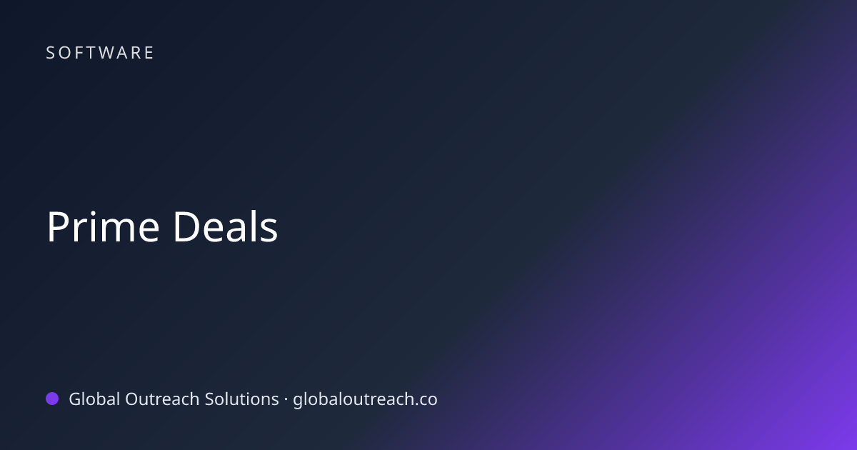 Prime Deals