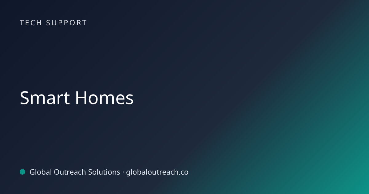 Related article cover image: "Smart Homes" (Tech Support)