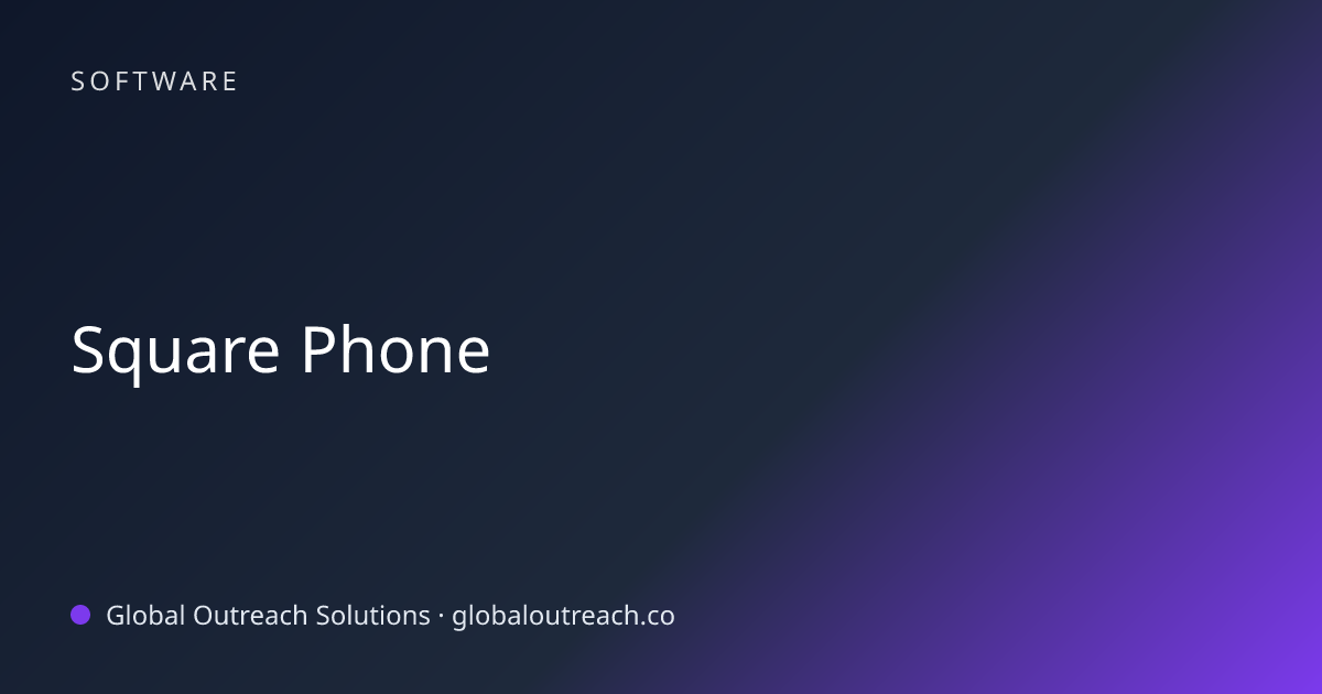 Related article cover image: "Square Phone" (Software)