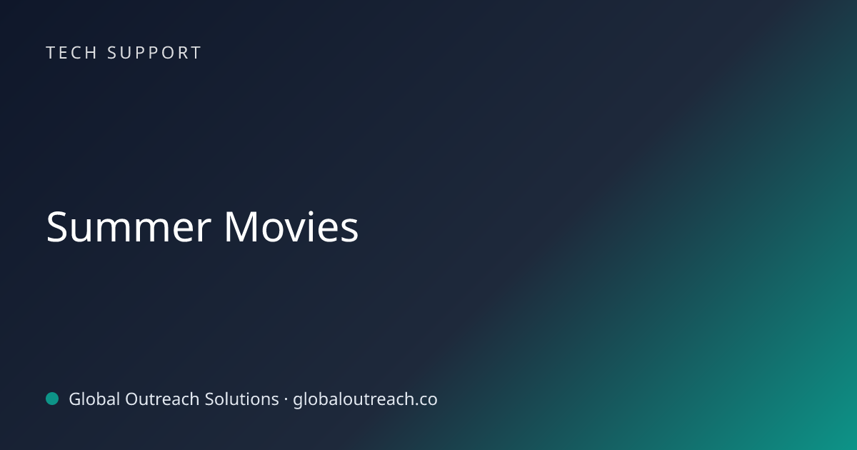 Summer Movies