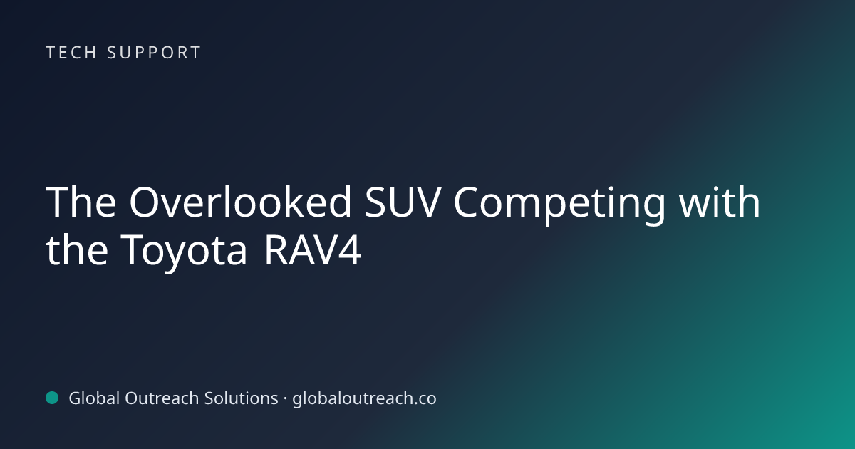 Related article cover image: "The Overlooked SUV Competing with the Toyota RAV4" (Tech Support)