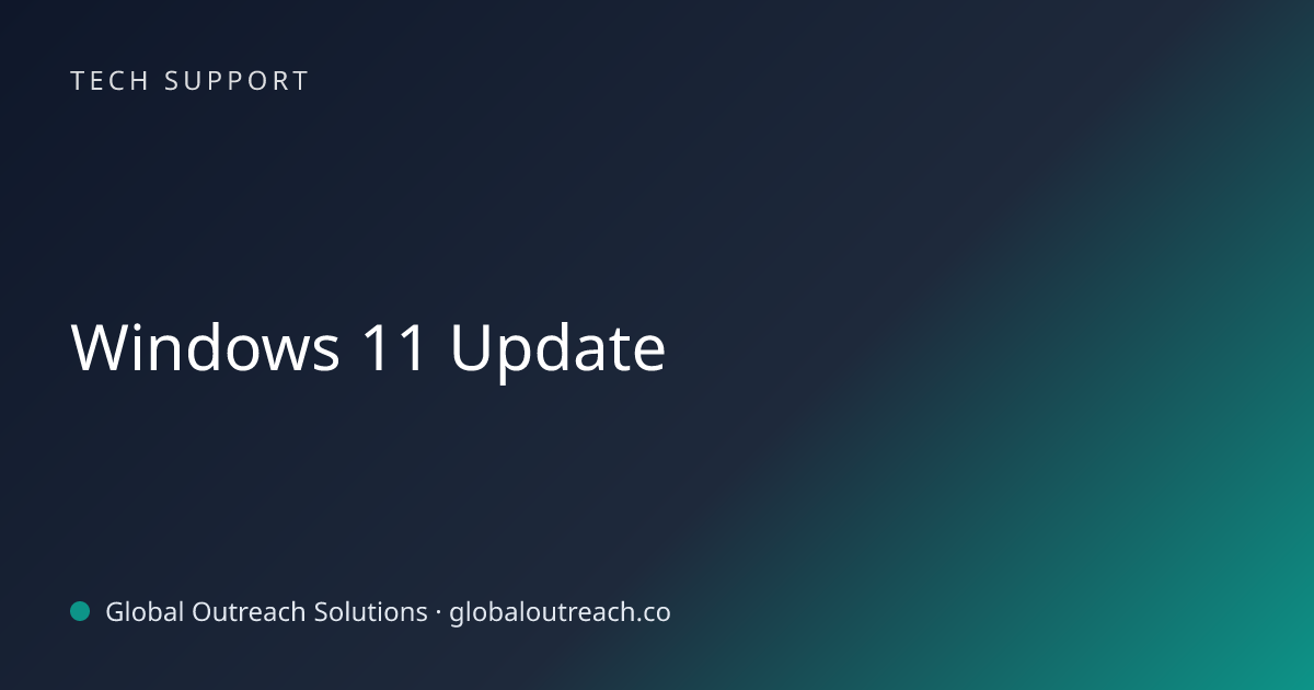 Windows 11 Update